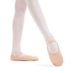Capezio Capezio V100C  Girls Luna No Drawstring Leather Full Sole Ballet Shoe