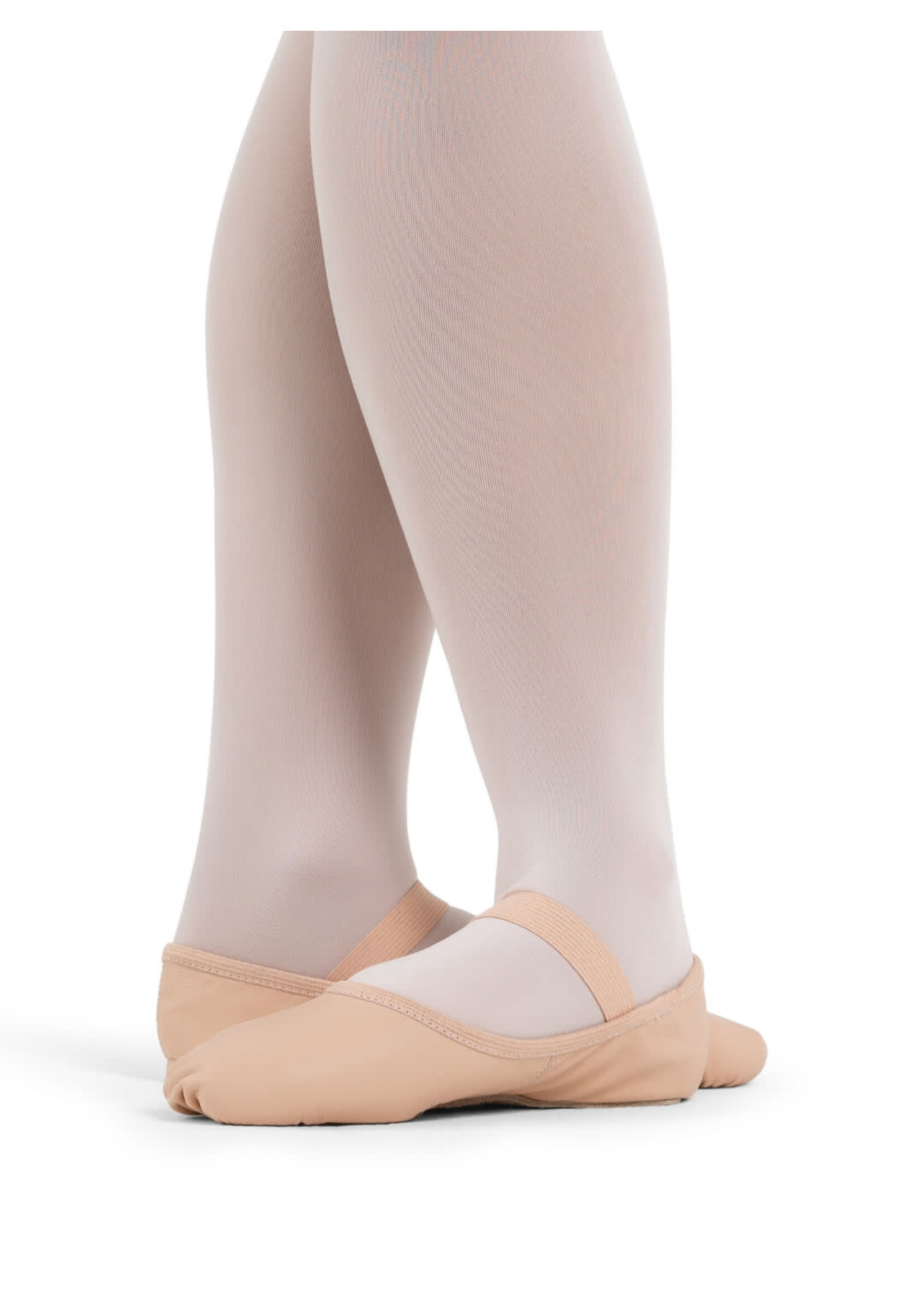 Capezio Capezio V100W  Womens Luna No Drawstring Leather Full Sole Ballet Shoe