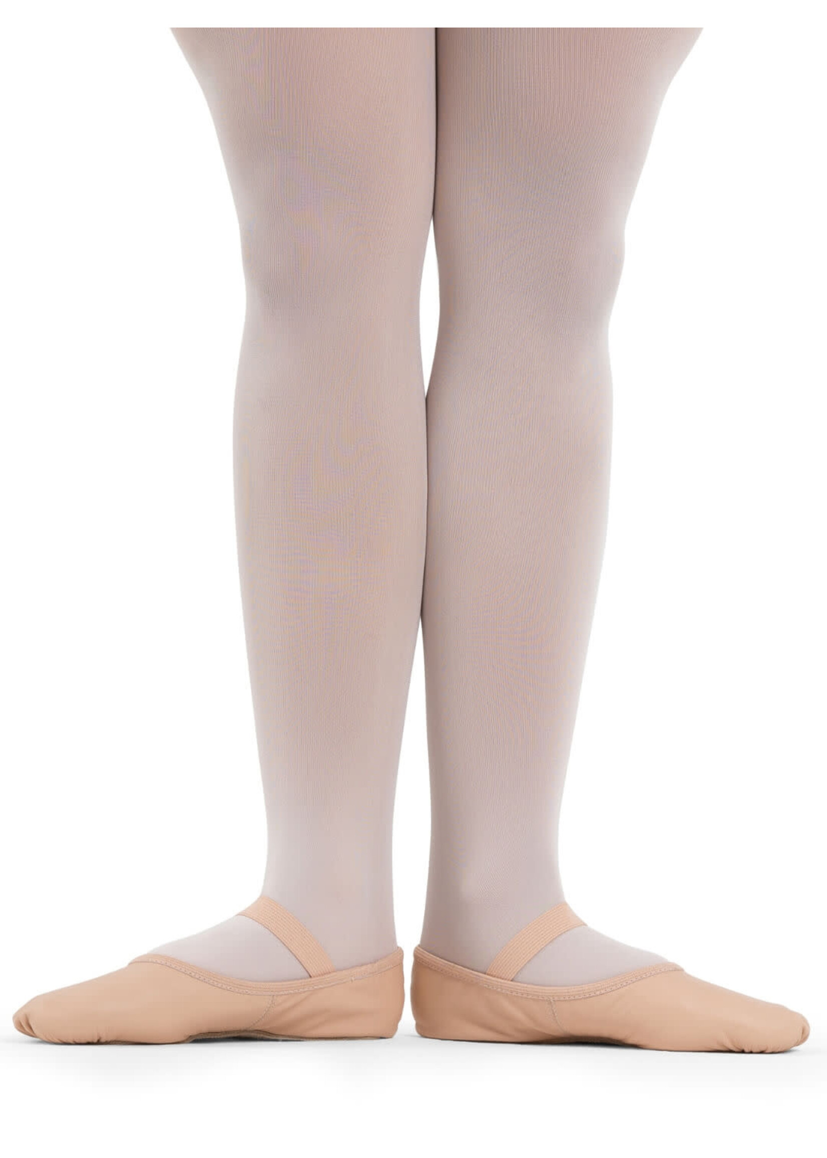 Capezio Capezio V100W  Womens Luna No Drawstring Leather Full Sole Ballet Shoe