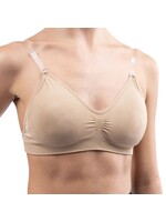 Silky Dance Silky Dance SHDUBP Child Clear Back Bra w/Padding