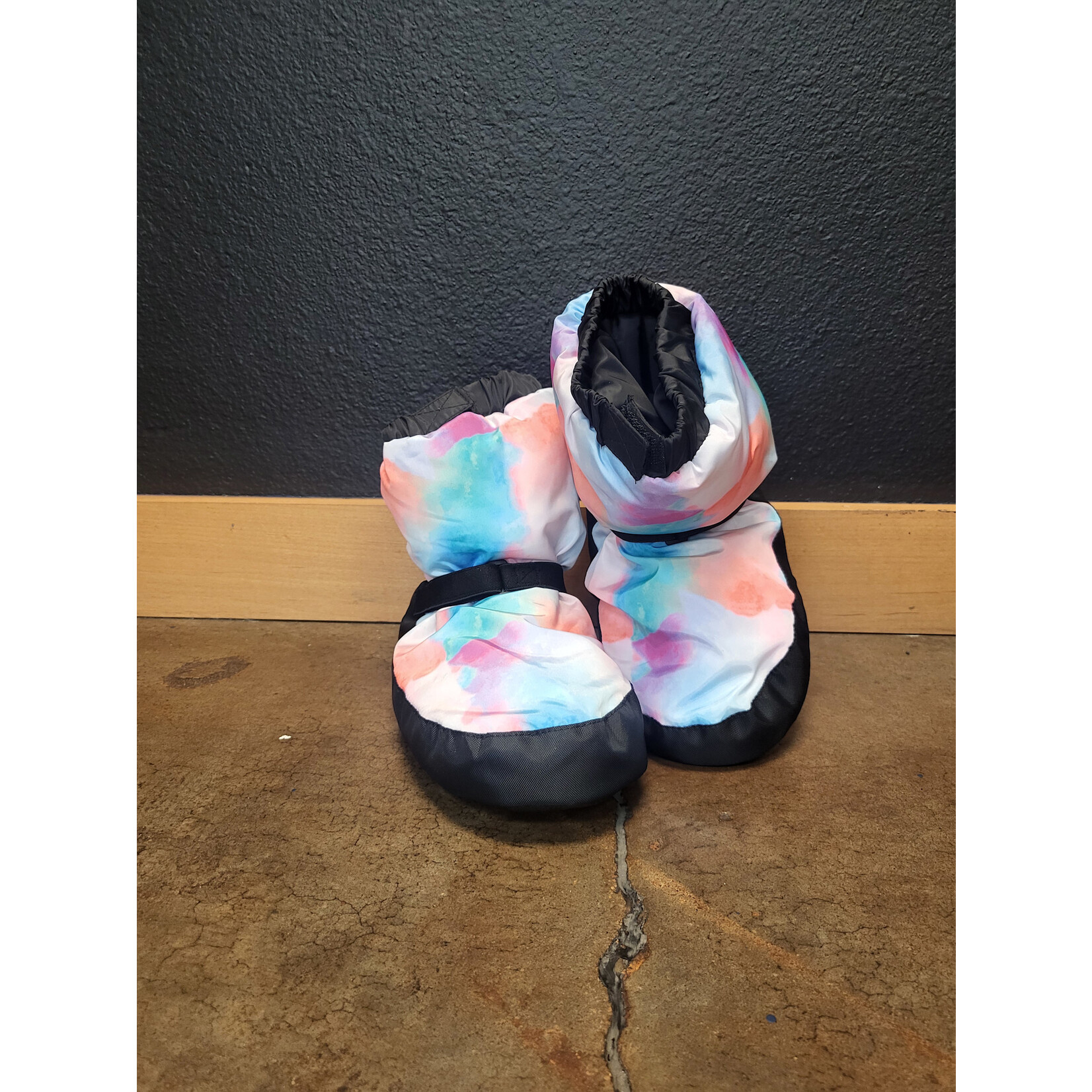 Movin' Easy Dancewear Movin Easy Bootie Child Pastel Tie Dye Size Small 5L-6L