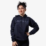 So Danca So Danca SL236 - SD Hoodie Black hoodie with dark grey Só Dança logo