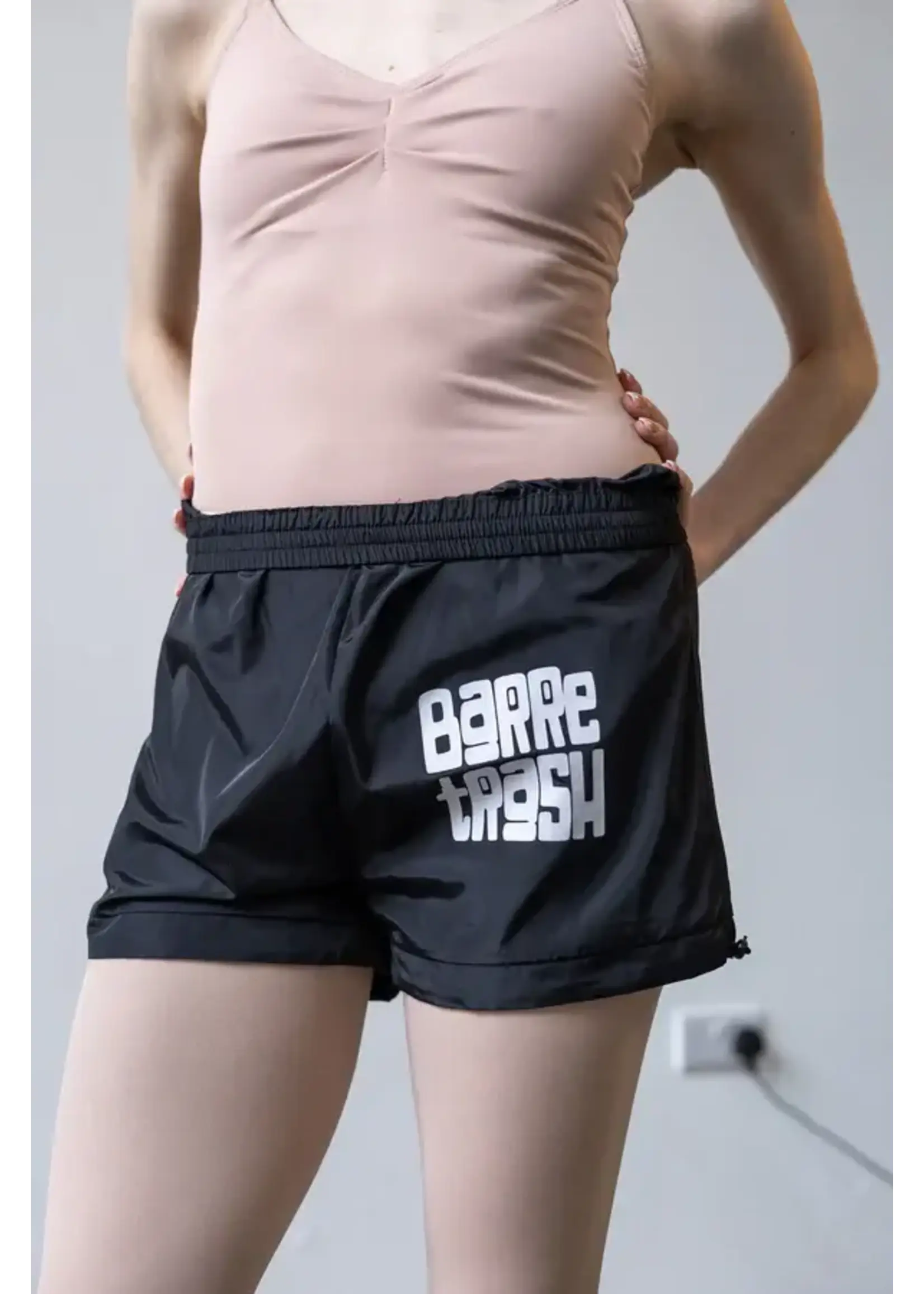 Barre Trash Trash Bag Shorts by Barre Trash