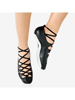 So Danca BLACK Glenda Full Suede sole Ghillie Shoe by So Danca