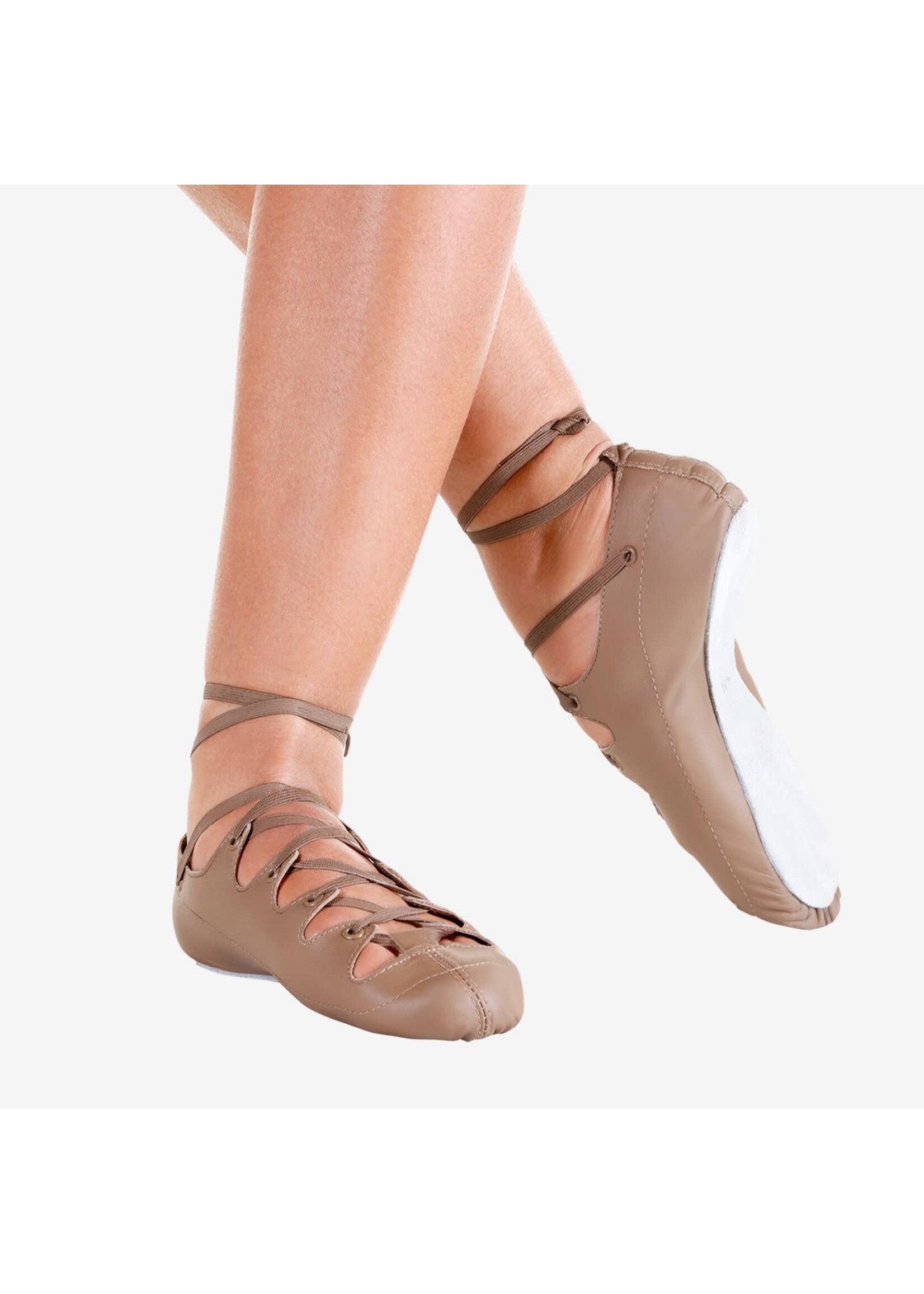 So Danca So Danca MD11 TAN Glenda Full Suede sole Ghillie Shoe