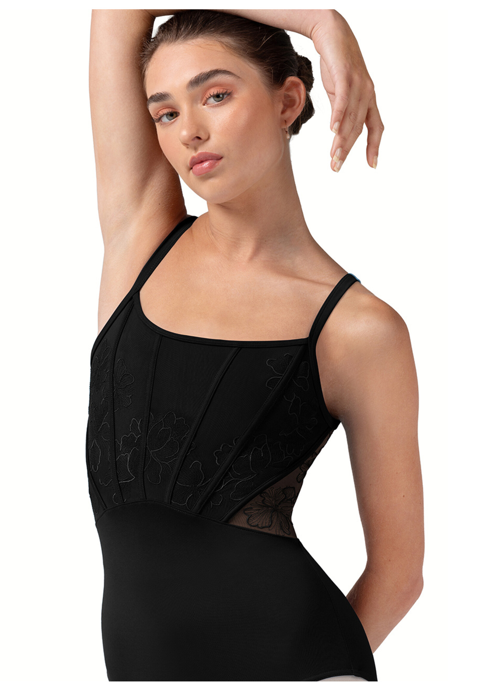 Bloch Bloch L70001 Ladies Ladies Corset  Embroidered Leotard