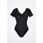 AK Dancewear 2109 Adult Chloe in Core Mesh Short Sleeve Leotard