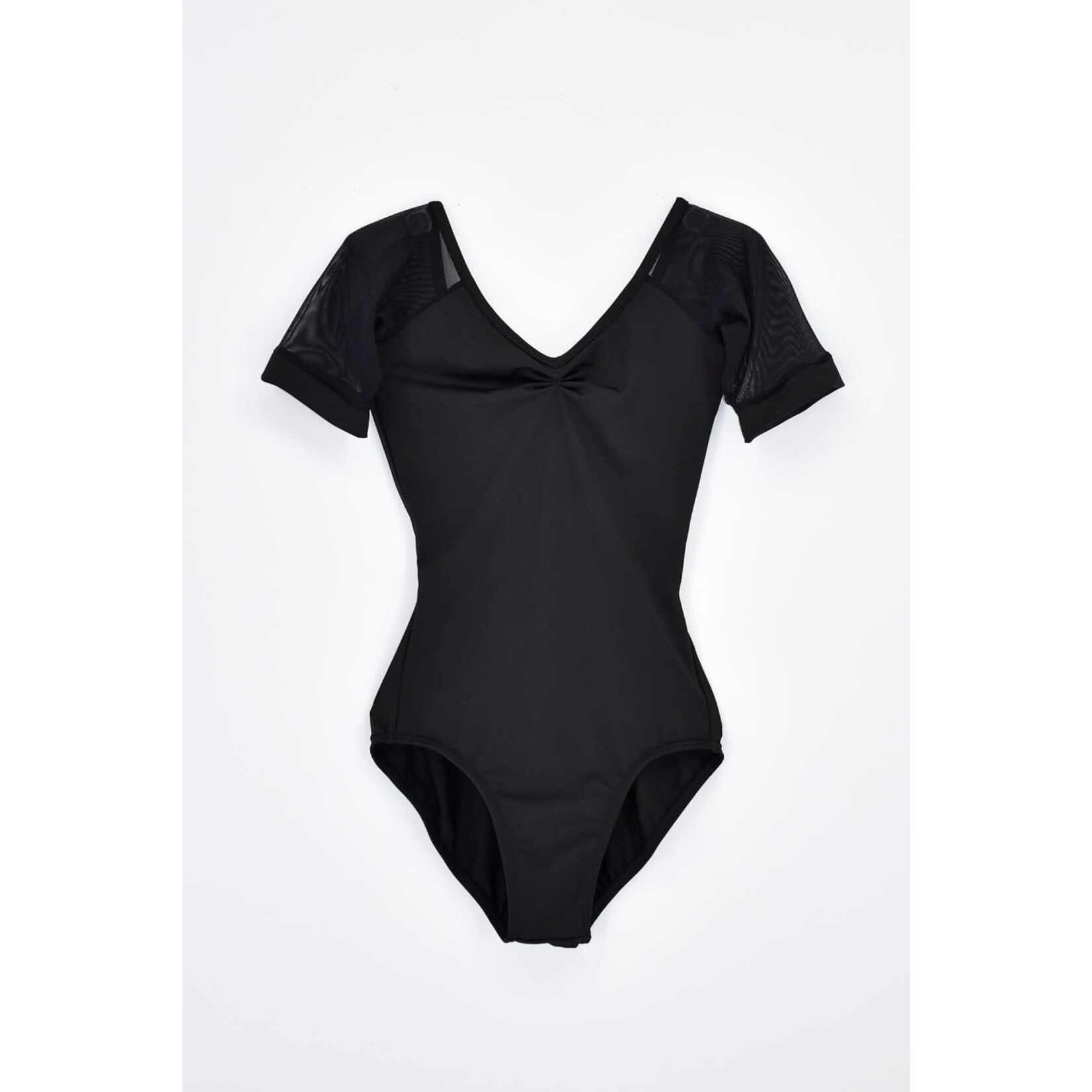 AK Dancewear 2109 Girls Chloe Mesh Short Sleeve Leotard