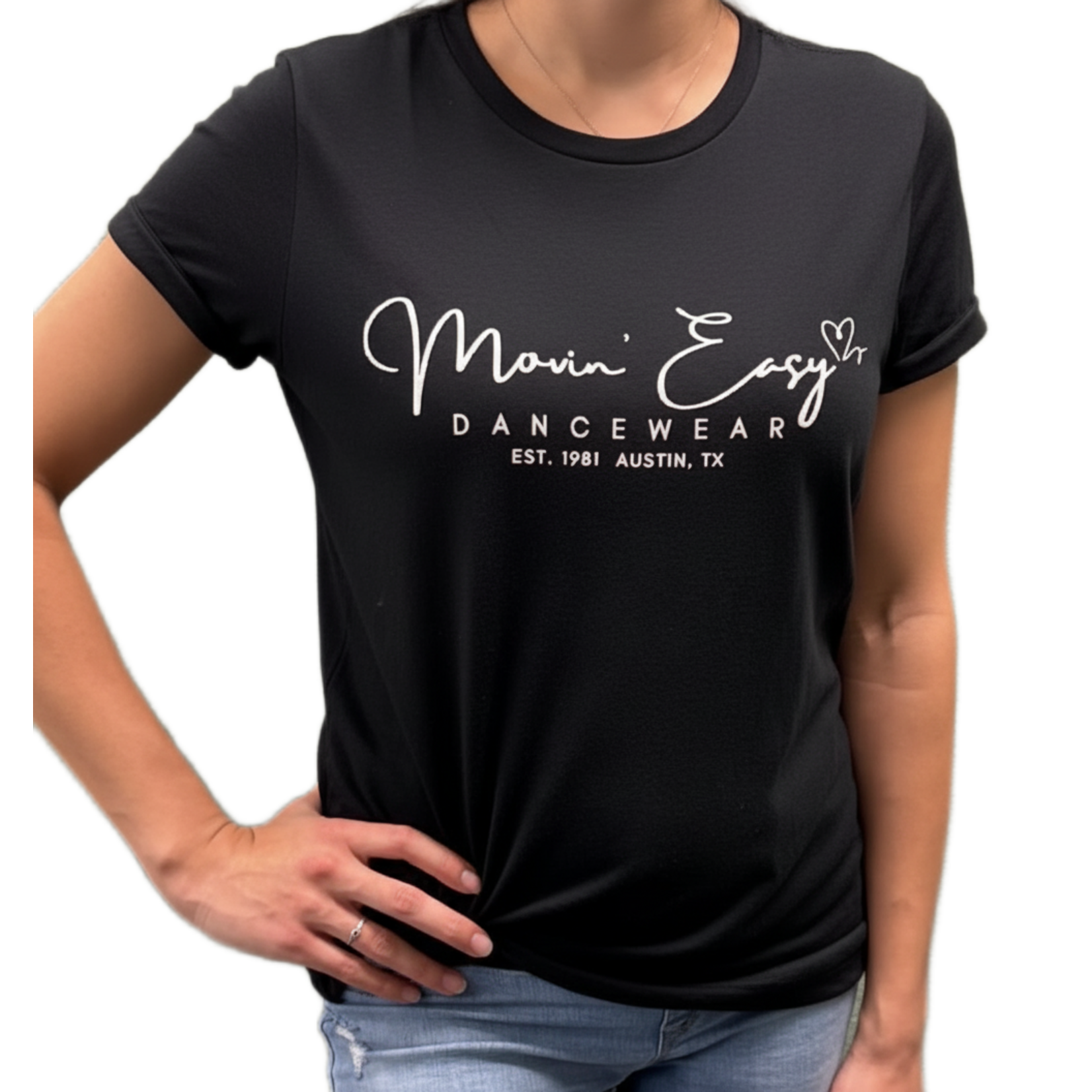 Movin' Easy Dancewear Movin' Easy Branded Logo Tee