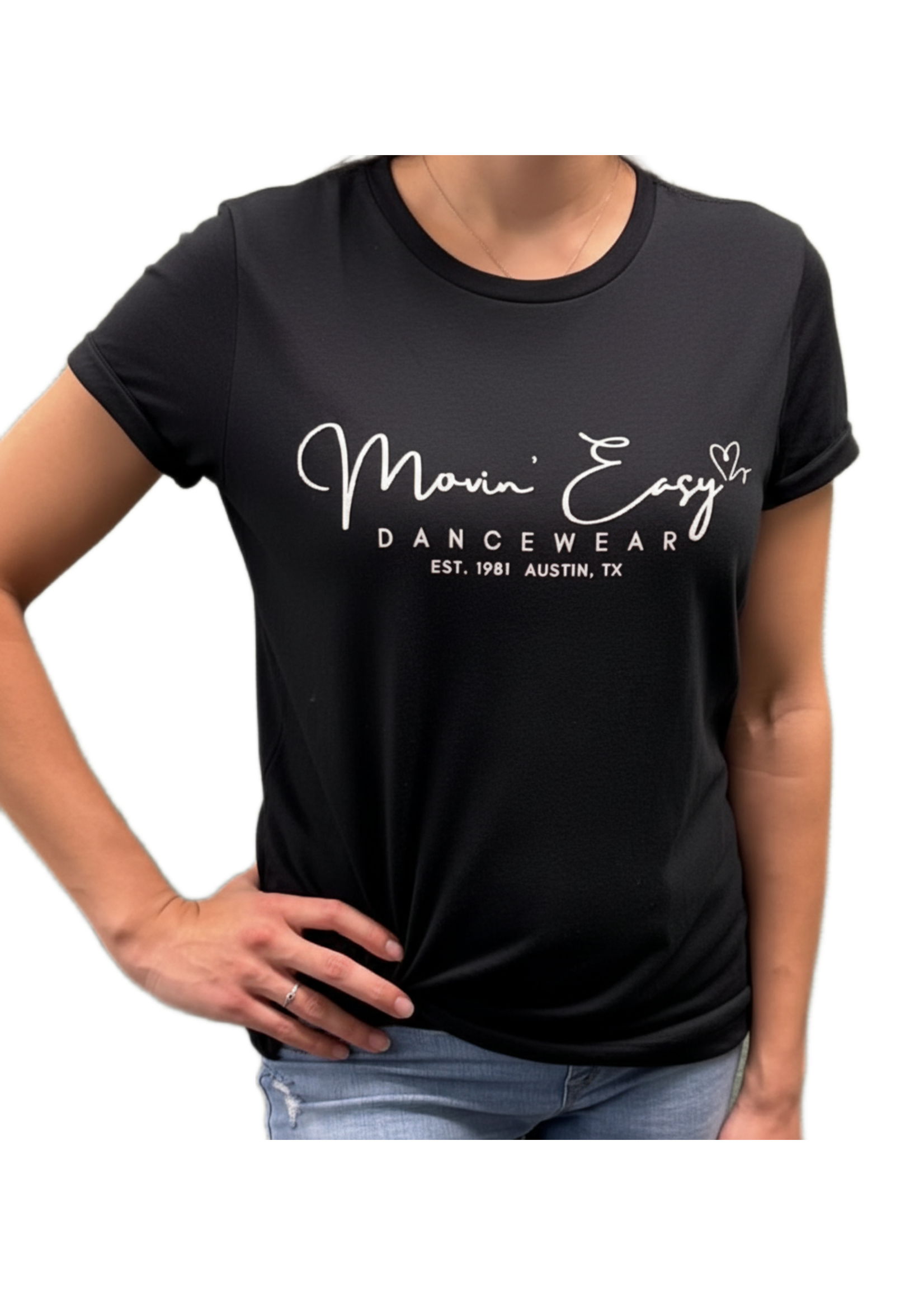 Movin' Easy Dancewear Movin' Easy Branded Logo Tee