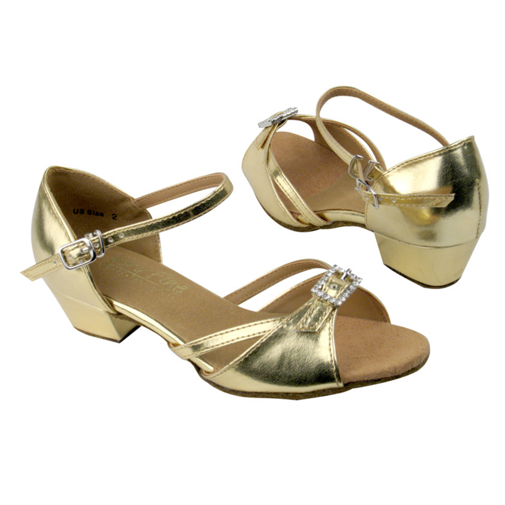 Very Fine 1720G Girls Ballroom Shoe