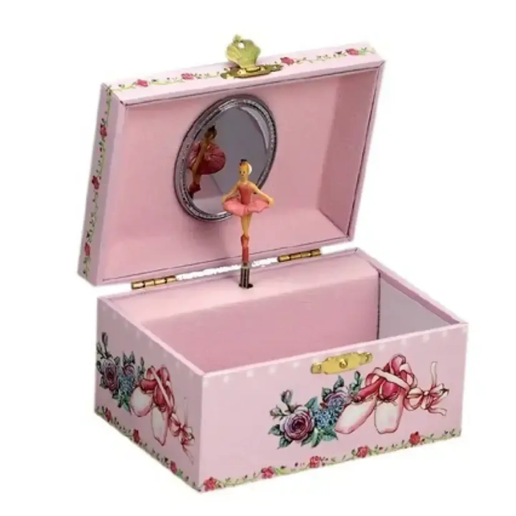 Faire Jewelry Box Ballerina Shoes - Plays "Swan Lake"
