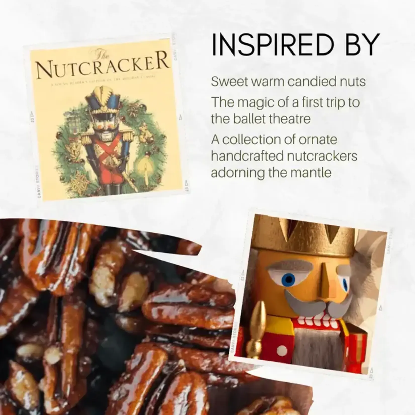 Faire The Nutcracker Soy Wax Literary & Ballet Holiday Candle