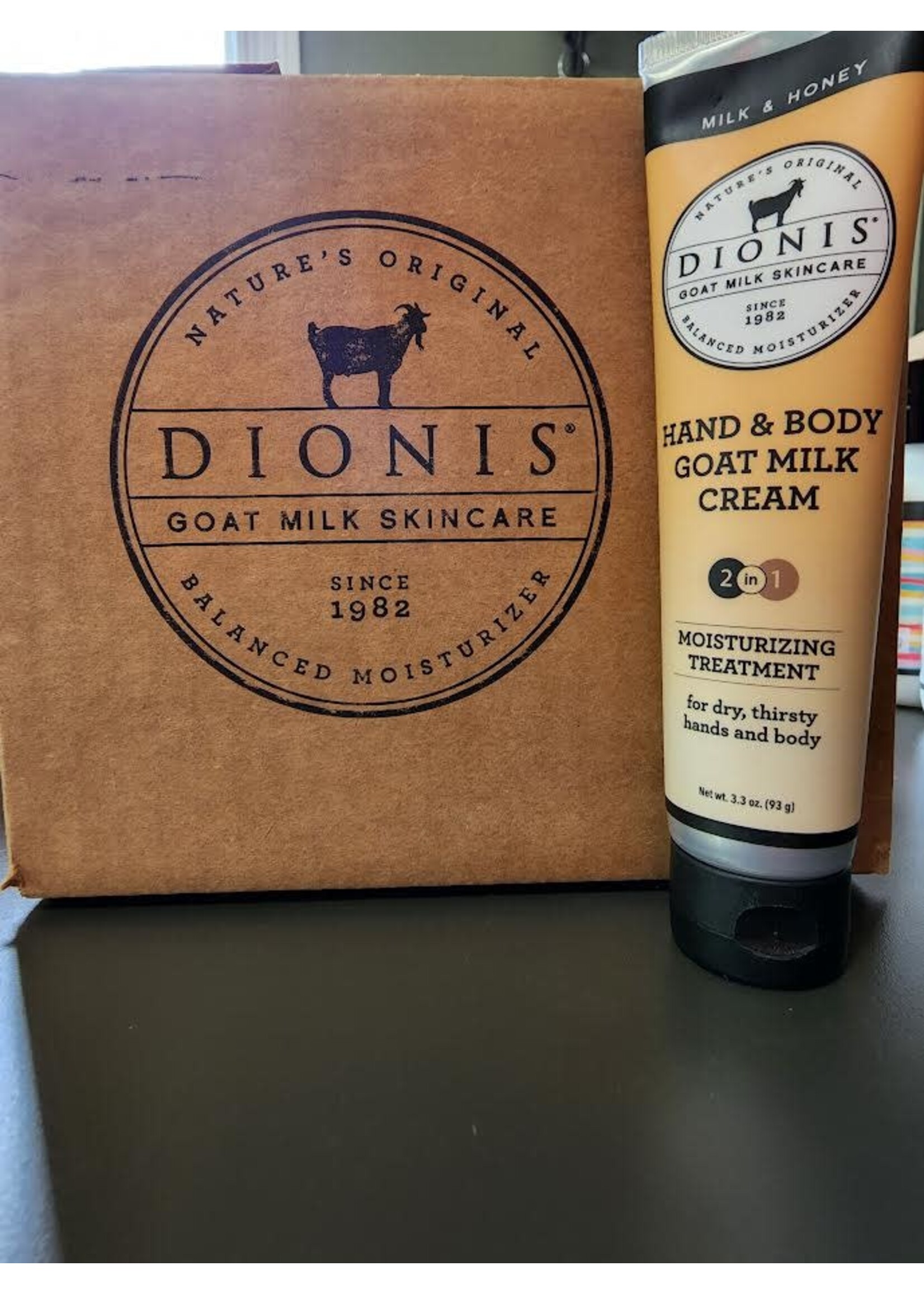Dionis Dionis Hand & Body Goat Milk Cream 3.3 oz