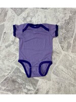 Rabbit Skin Infant Ruffle Body Suit