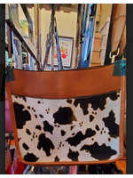 Simple Tymes Over the Shoulder Bag Cow Print
