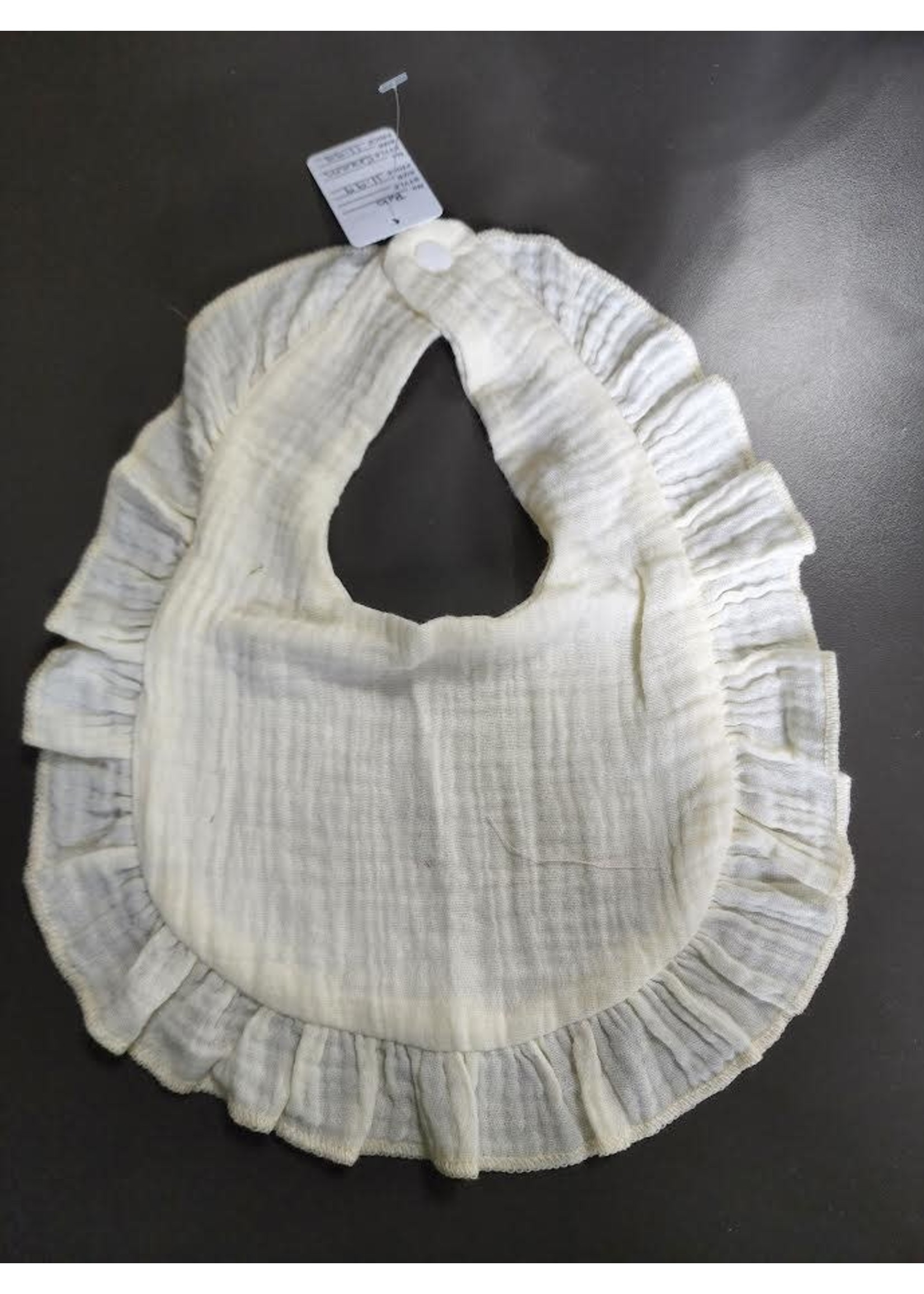 Ruffled Baby Bib