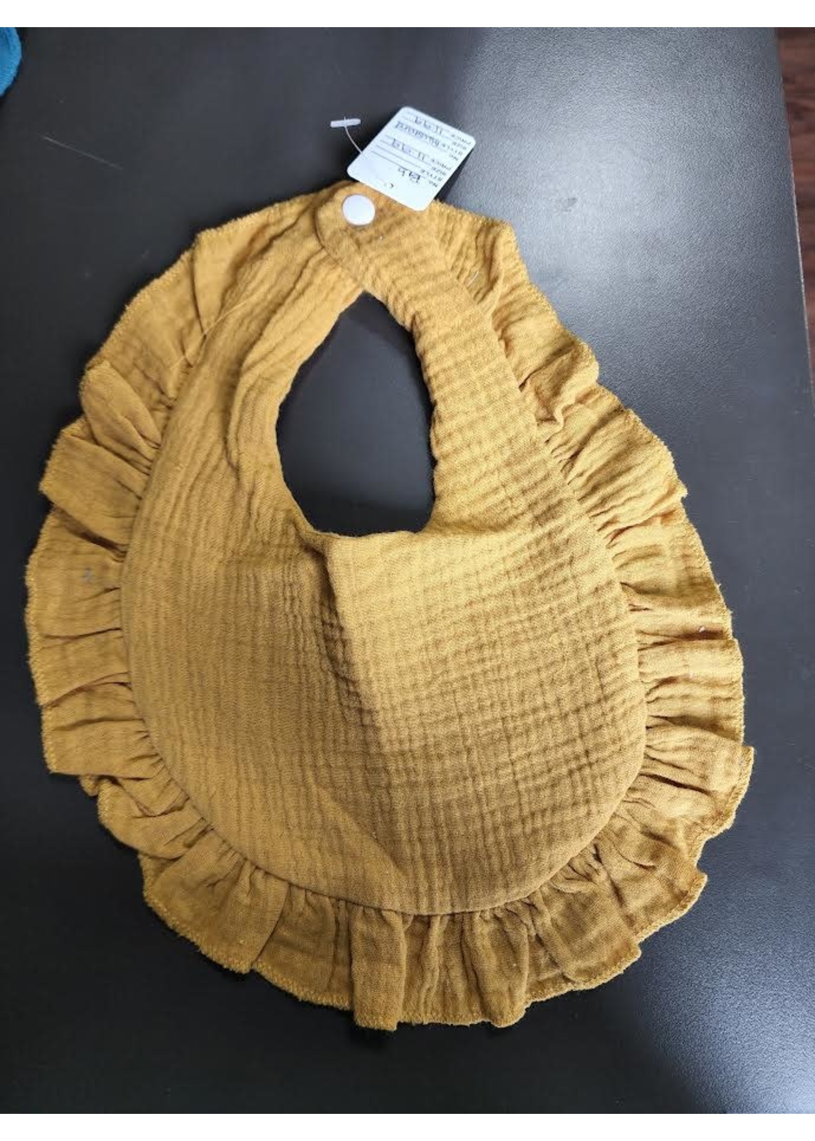 Ruffled Baby Bib