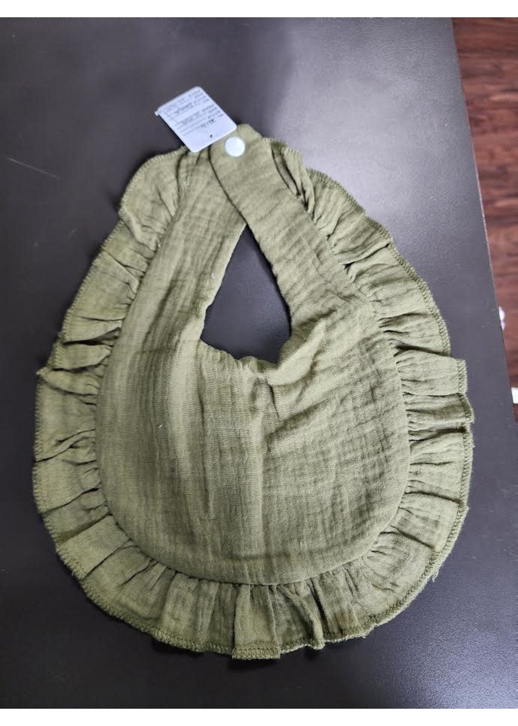 Ruffled Baby Bib