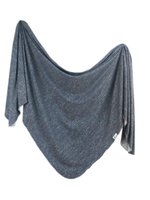 Copper Pearl Swaddle blanket-denim