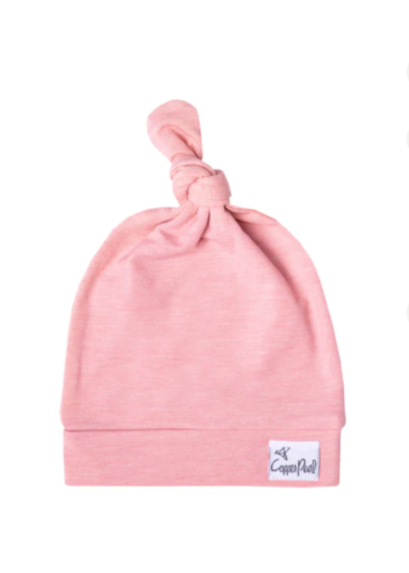 Copper Pearl Top Knot Hat