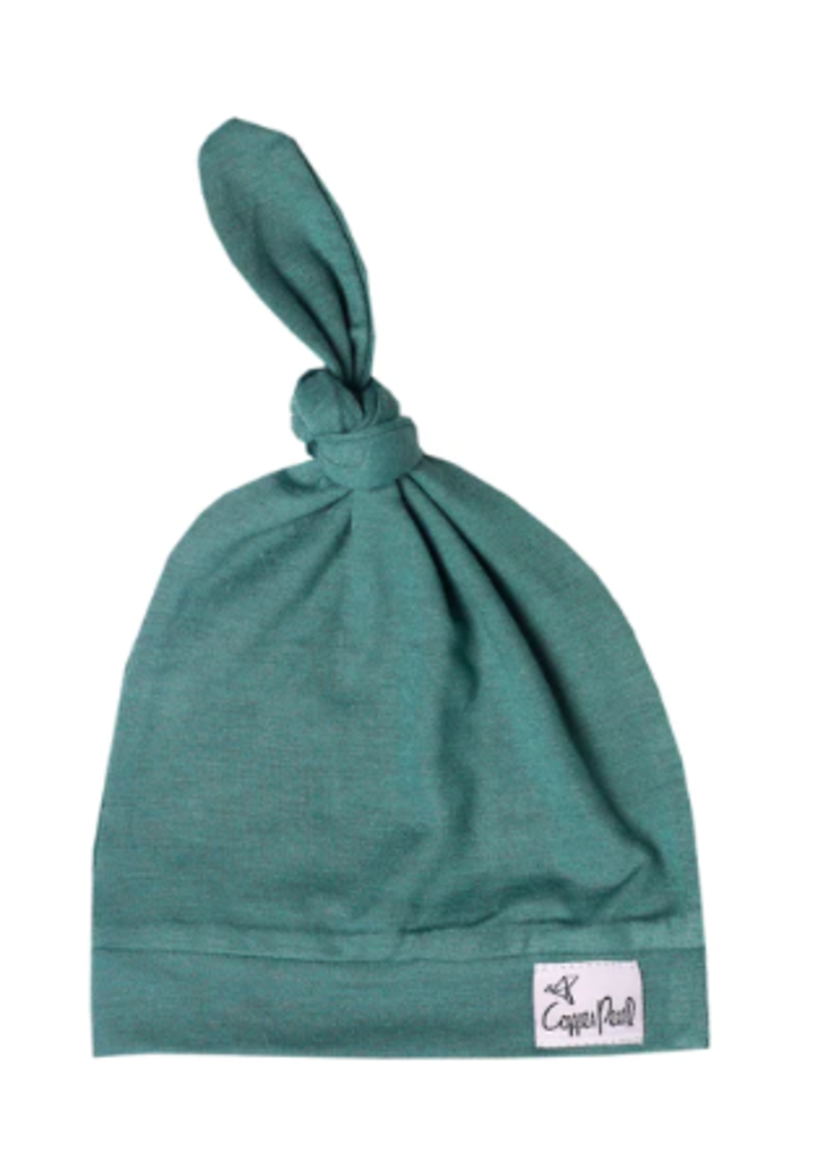 Copper Pearl Top Knot Hat