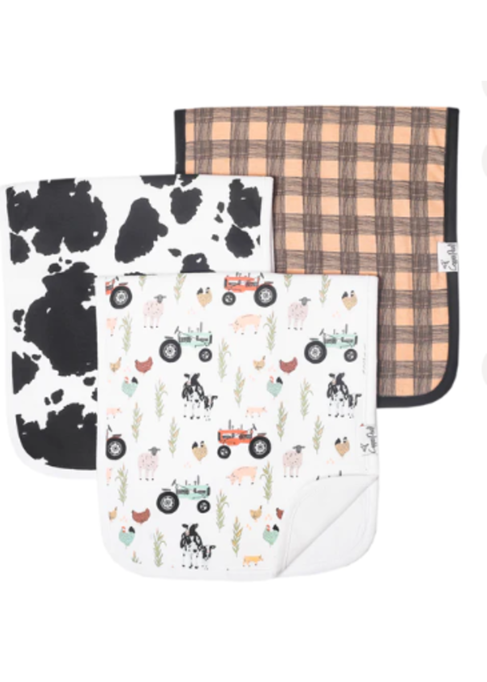 Copper Pearl Premium Burp Cloths