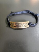 Simple Tymes Hand Stamped Well Behaved Women Bracelet