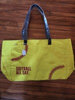 Simple Tymes Canvas Embroidered Softball Bag