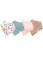 Copper Pearl Bandana Bib Set