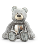 Demdaco Here to Hug Bear Gray