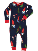 Lazy One LazyOne Unisex No Place Like Gnome Infant Sleepsuit with zip