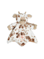 Demdaco Barnyard Rattle Blankie - Cow
