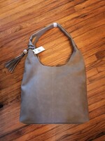 Ganz Faux Suede Hobo Bag