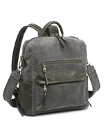 Jen & Co Amelia Convertible Backpack with Guitar Strap Slate