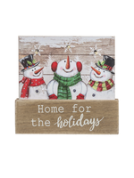 Ganz Light Up Snowmen Plaques -  Holidays