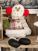 Ganz Pattern Snowman Shelf Sitter