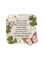 Evergreen Those We Love, Butterflies Garden Stone