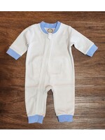 Blank Boutique Drop Flap Gingham Trim Union suit Playsuit