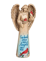 Evergreen 12"H Cardinals Appear Angel Garden Statuary Garden and Yard Decor