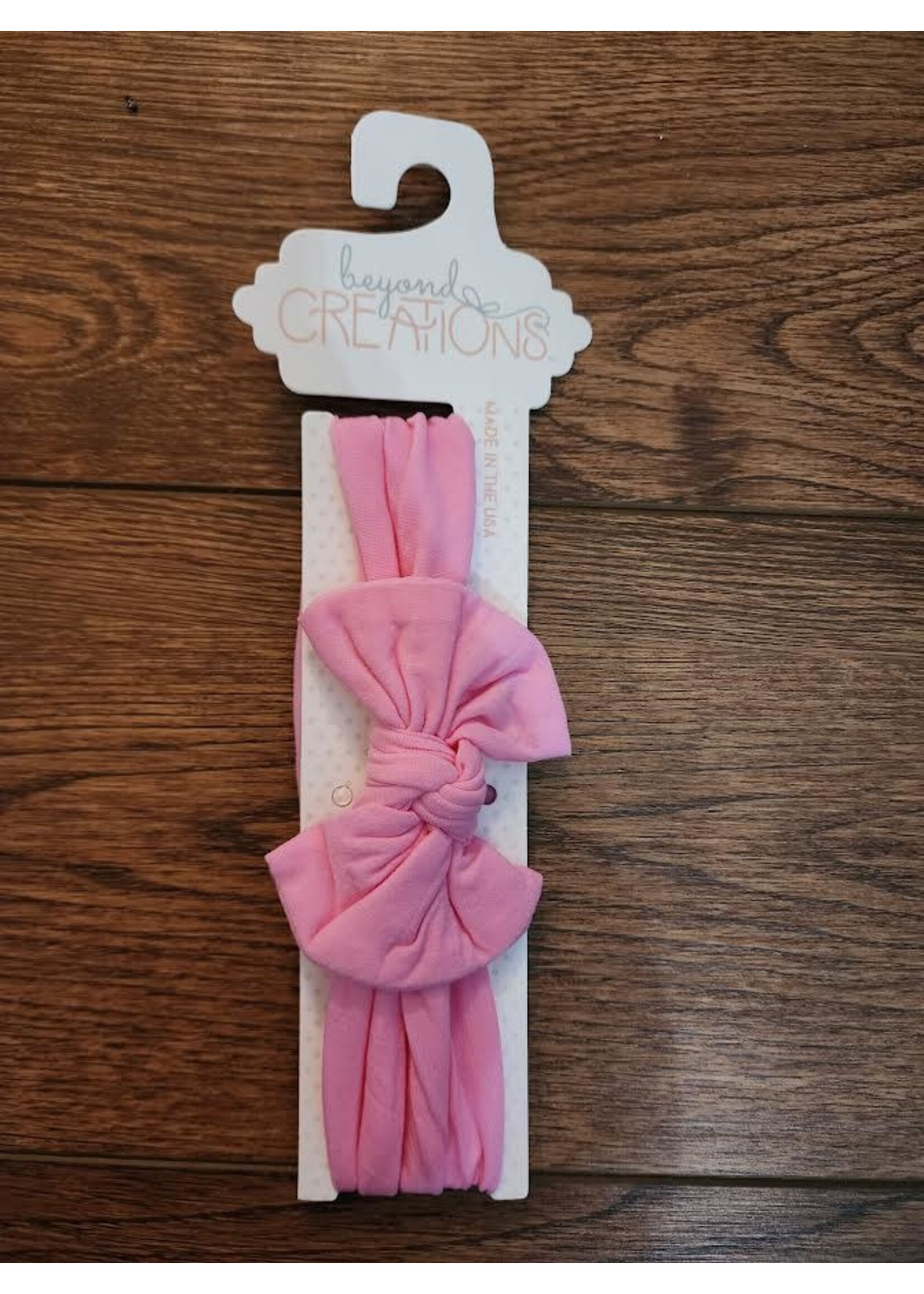 Beyond Creations Wide Pantyhose Headband with Knot Bow