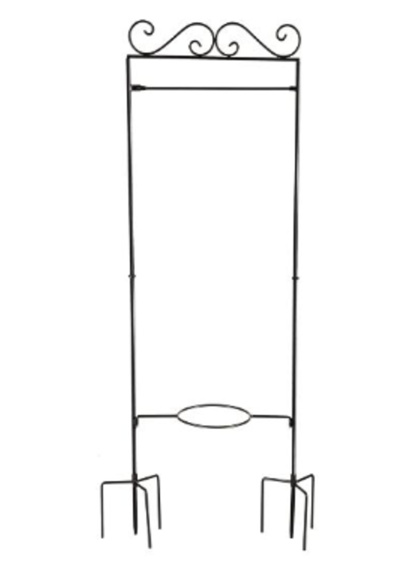 evergreeen Potted Plant Garden Flag Stand