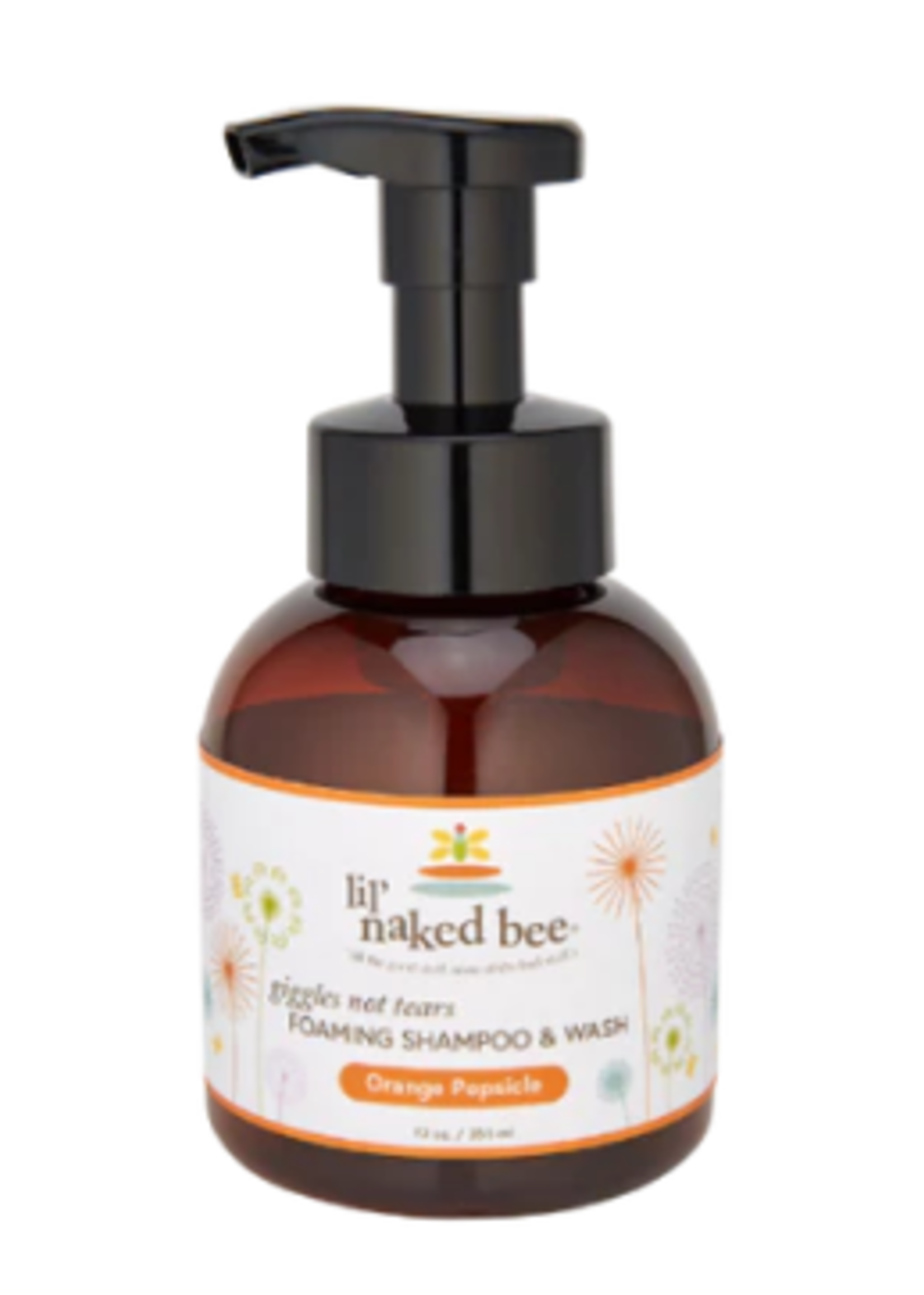 Naked Bee Naked Bee 12 oz. Orange Popsicle Giggles Not Tears Foaming Shampoo & Wash