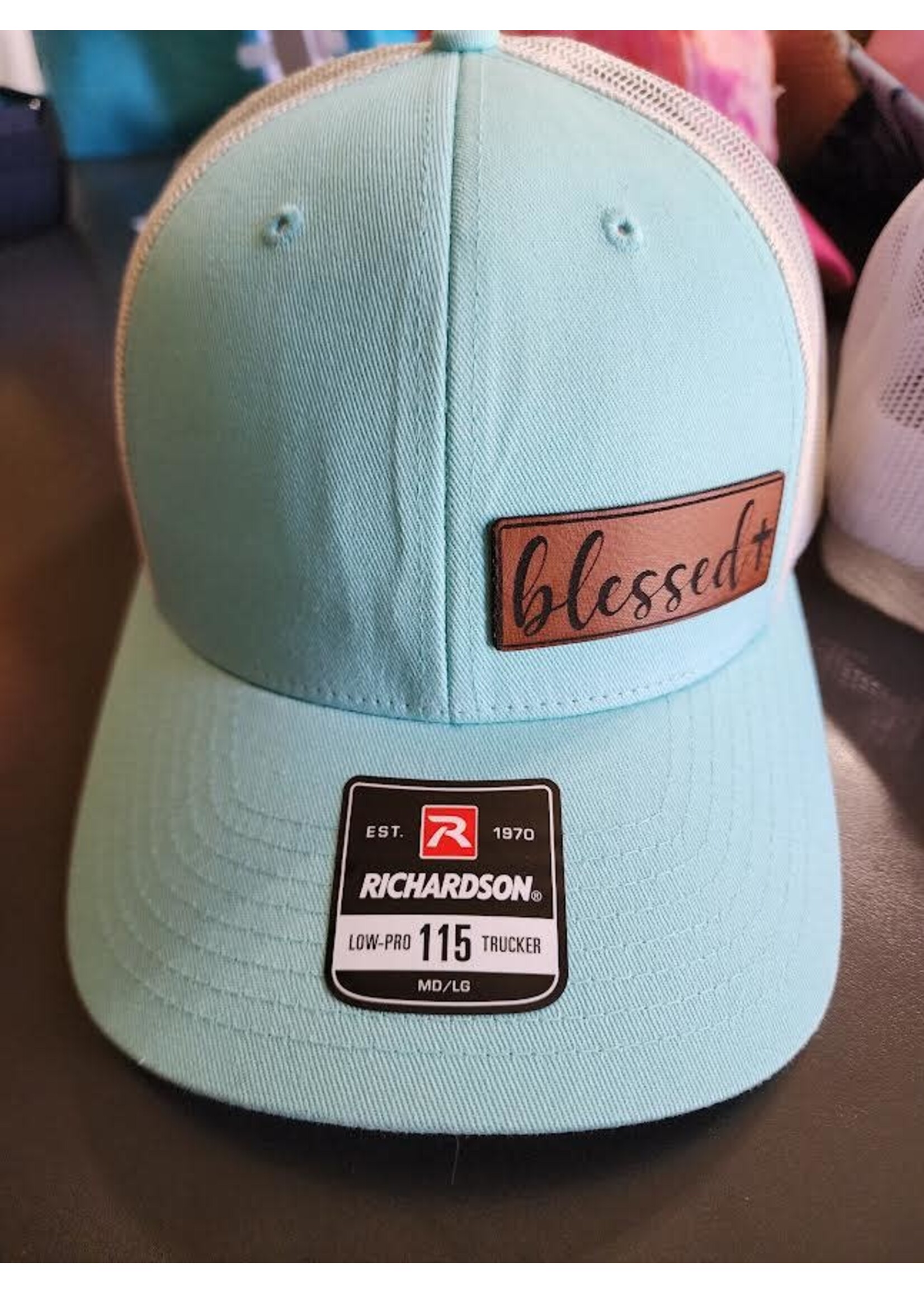 Richardson Blessed Leather Patch Ball Cap