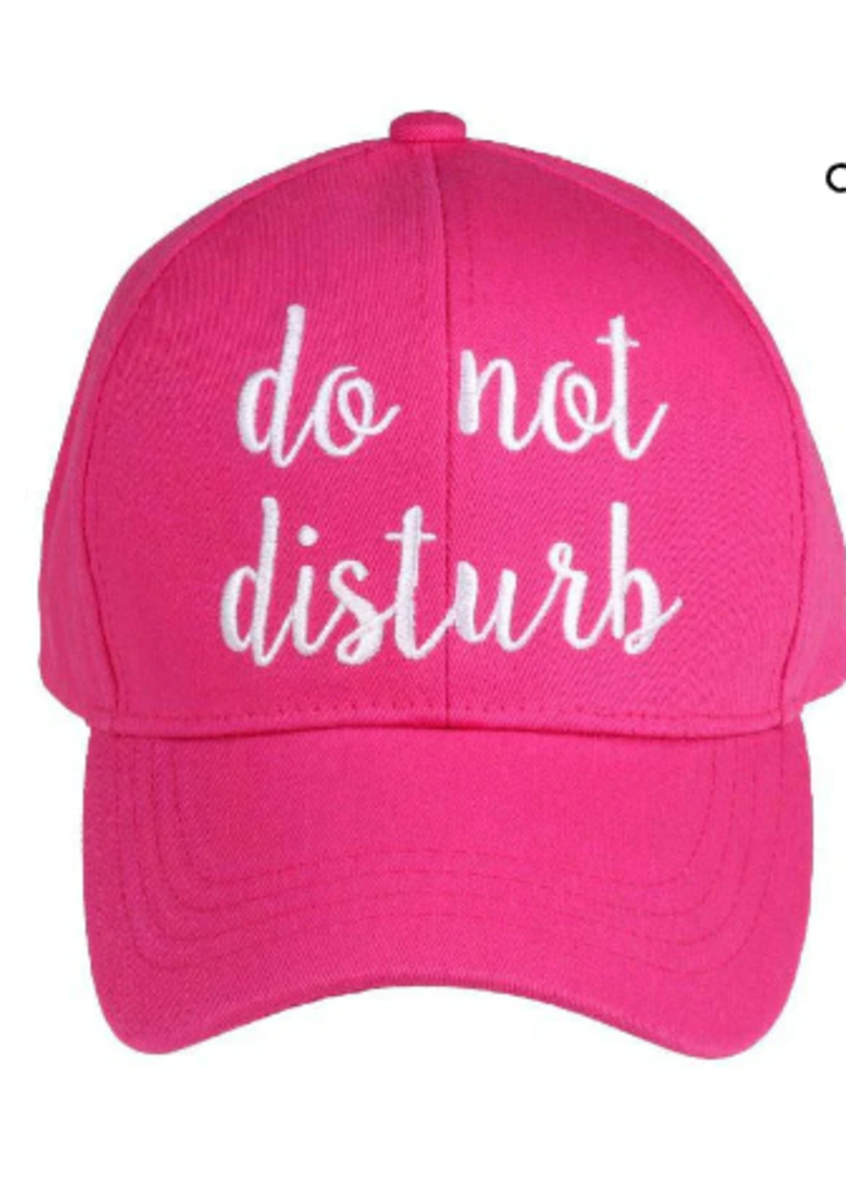 Do Not Disturb CC Beanie Ball Cap - Pink