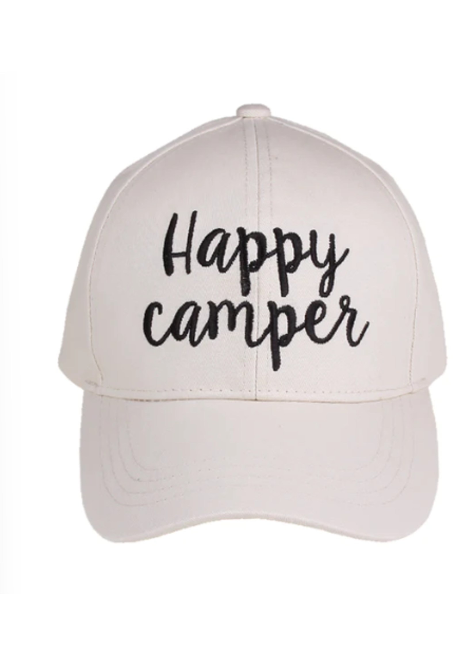 C.C. Beanie CC Ball Cap - Happy Camper Embroidered