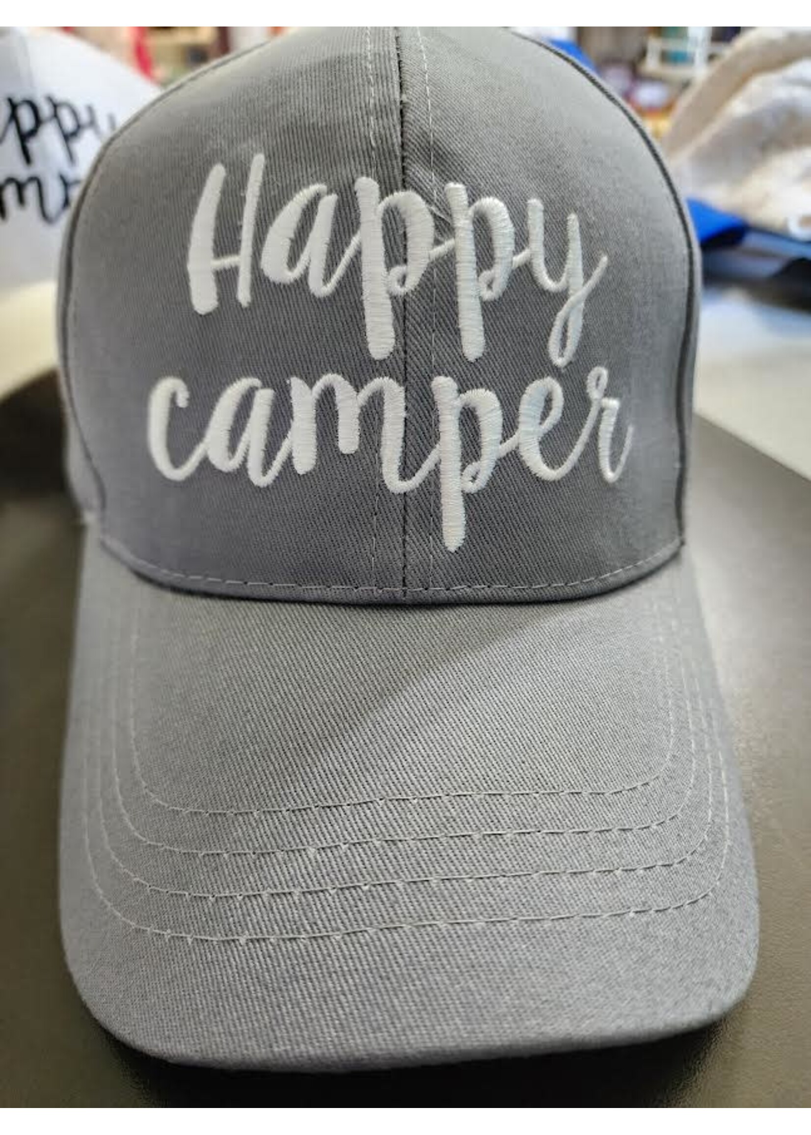 C.C. Beanie CC Ball Cap - Happy Camper Embroidered