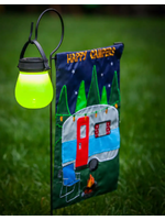 Evergreen Iron Garden Flag Stand With Shepherd's Hook