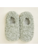 Warmies Warmies Microwavable Curly Sage Green Slippers