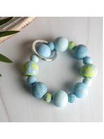 Jilzarah Jilzarah Wrist Keychain Bermuda Blue